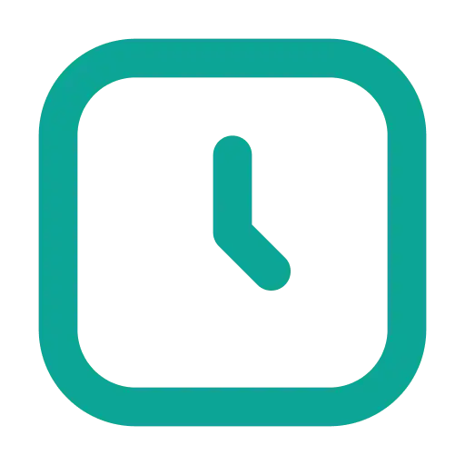 ic-clock-rectangle-primary icon